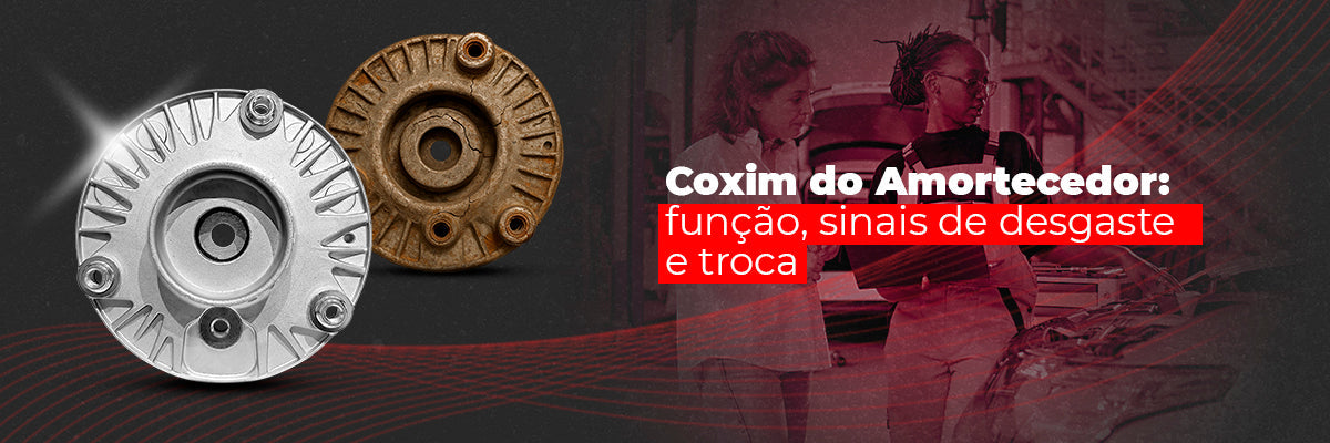 🛠️ Coxim do amortecedor: função, sinais de desgaste e troca