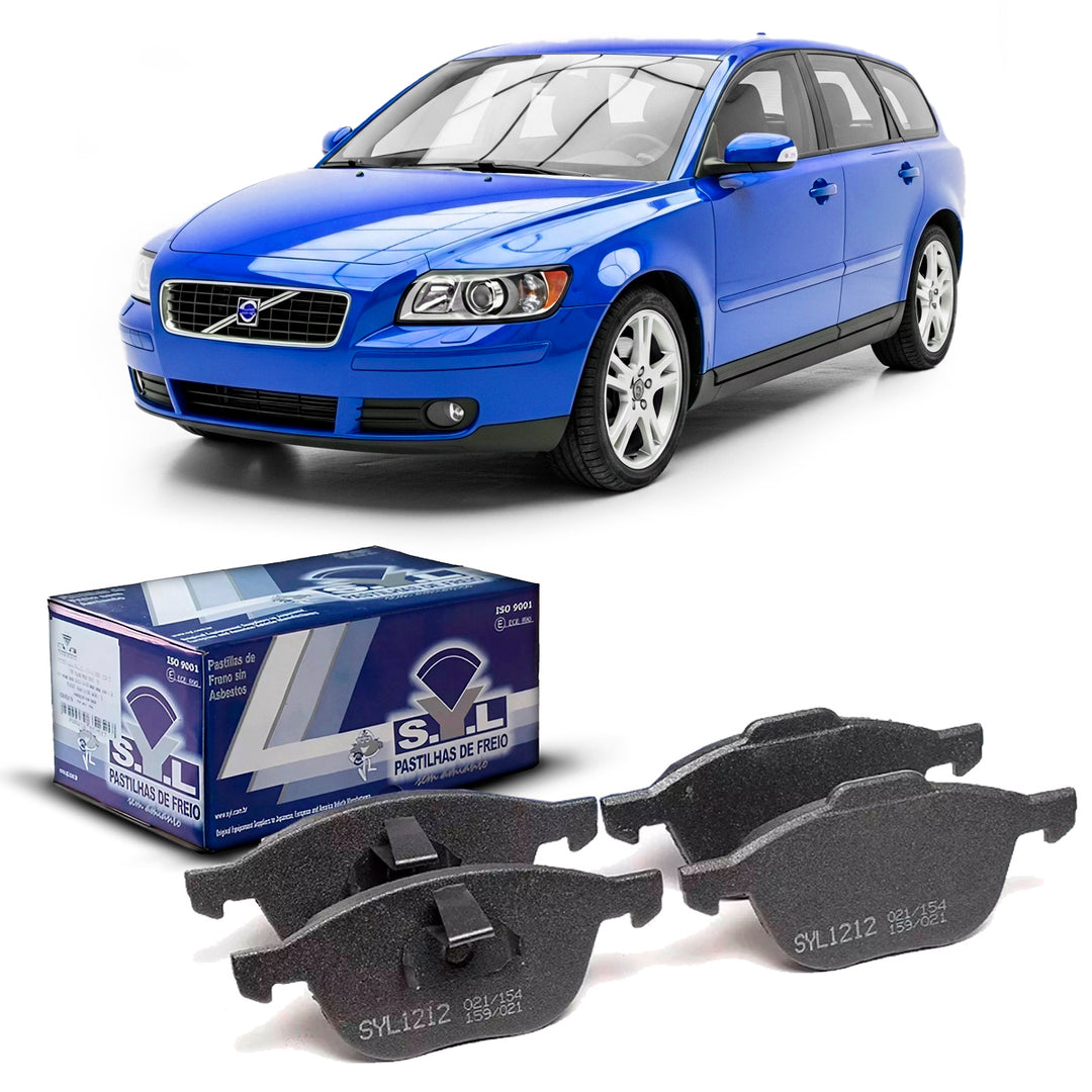Jogo Pastilha de Freio Dianteira SYL Volvo V50 2005 A 2007