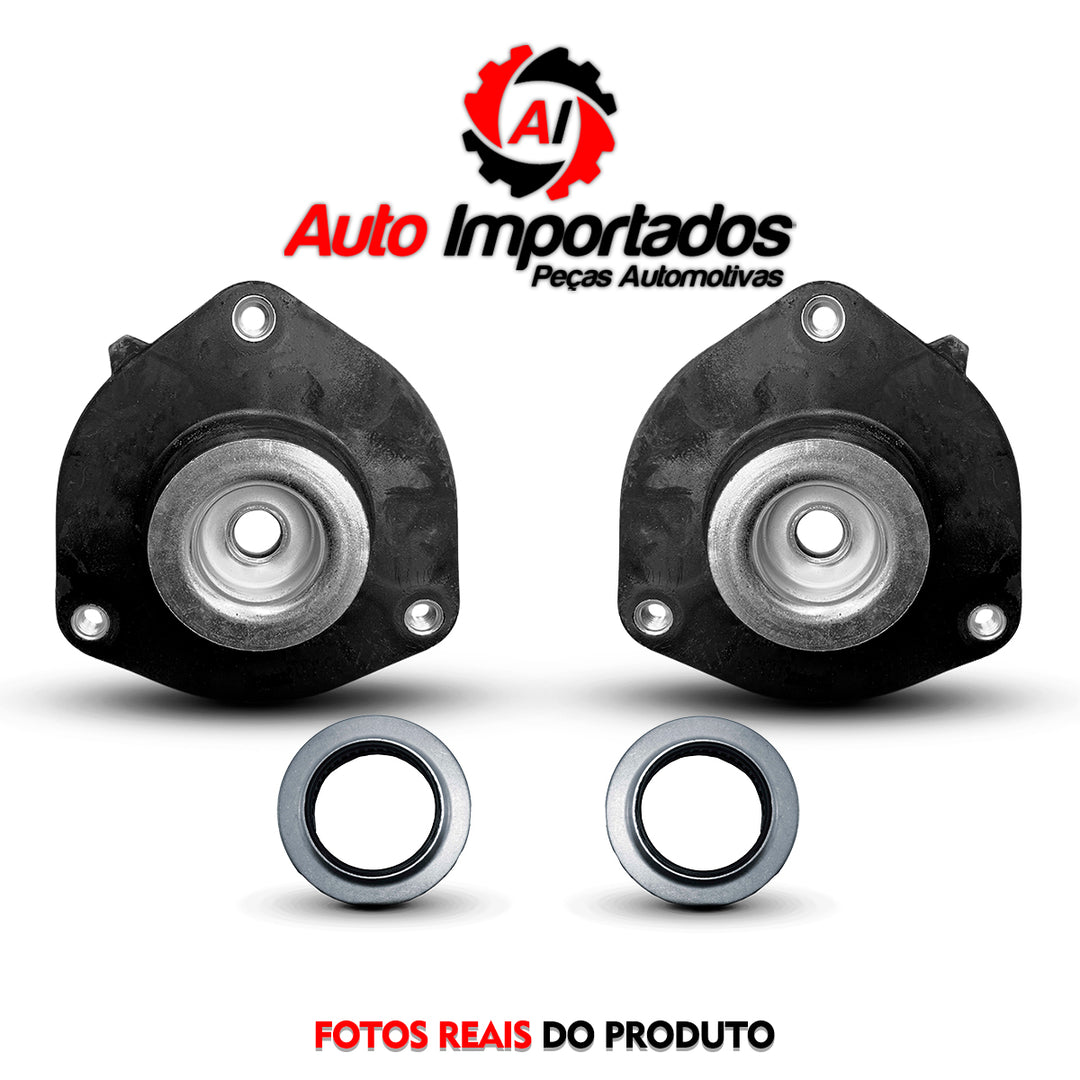 Par Amortecedor  + Kit Coxim Dianteiro Audi A3 2007 A 2012